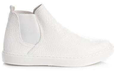 BOTKI TRAMPKI SLIP ON WĘŻOWE BIAŁE