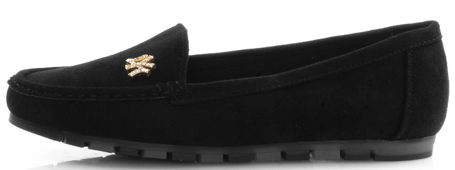 CZARNE ZAMSZOWE MOKASYNY MARITA 3