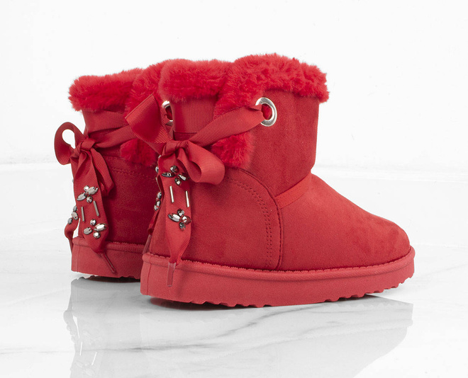 CZERWONE OCIEPLANE ŚNIEGOWCE BOTKI DIVINE 8