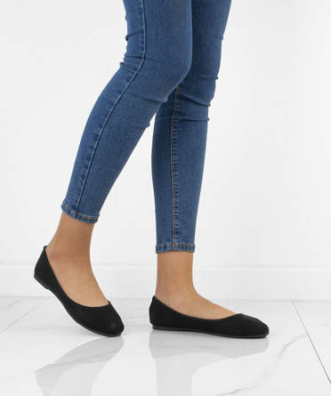 CZARNE BALERINKI KLASYCZNE DAMSKIE