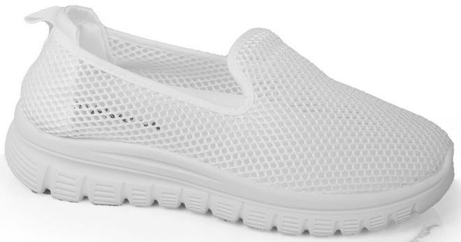 BIAŁE TENISÓWKI AŻUROWE SLIP ON WSUWANE ALODIA 1