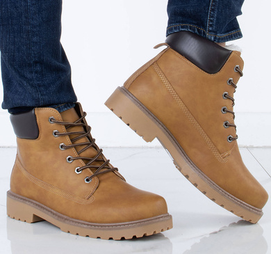 CAMEL TRAPERY BOTKI MĘSKIE SZNUROWANE