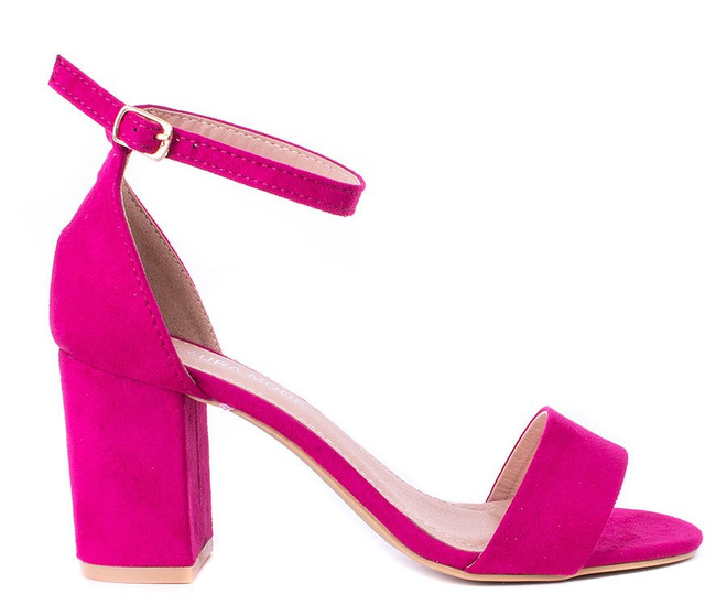 ZAMSZOWE SANDAŁY FUKSJA NA SŁUPKU LOLLY 1
