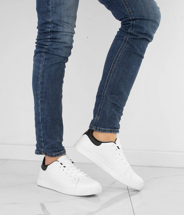 BIAŁE MĘSKIE SNEAKERSY SPORTOWE