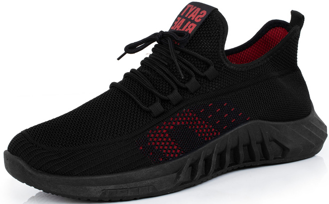 CZARNE MĘSKIE SNEAKERSY  3