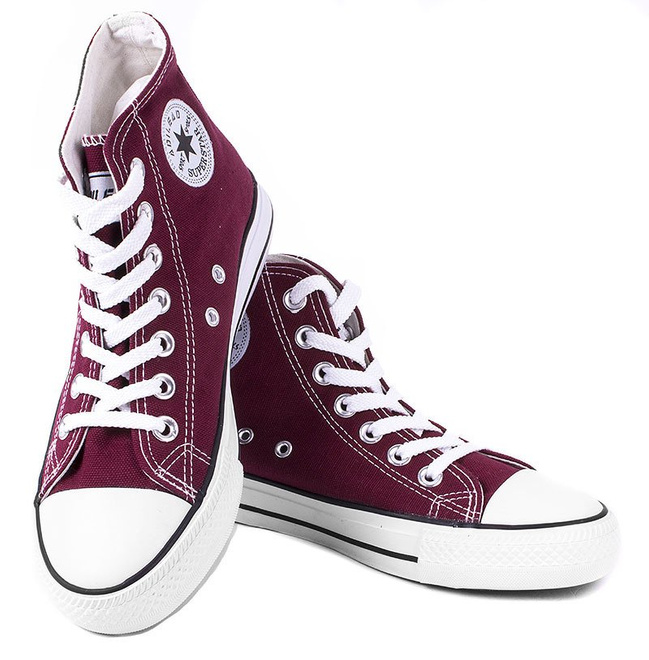 WYSOKIE BORDOWE TRAMPKI TENISÓWKI  1