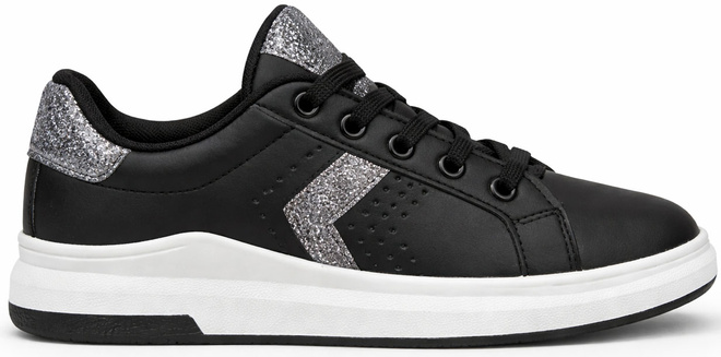 CZARNE TRAMPKI SNEAKERSY NA PLATFORMIE SZNUROWANE 1