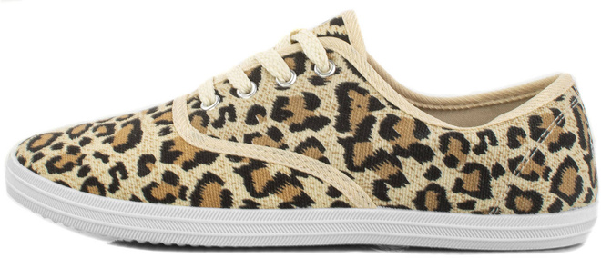 TENISÓWKI TRAMPKI W PANTERKĘ DAMSKIE  3