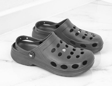 SZARE LEKKIE KLAPKI CHODAKI KROKSY