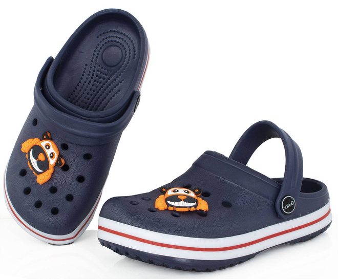 GRANATOWE KLAPKI KROKSY DZIECIĘCE 4