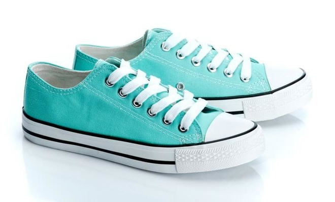 NISKIE TRAMPKI CONVER TENISÓWKI MIĘTOWE 2