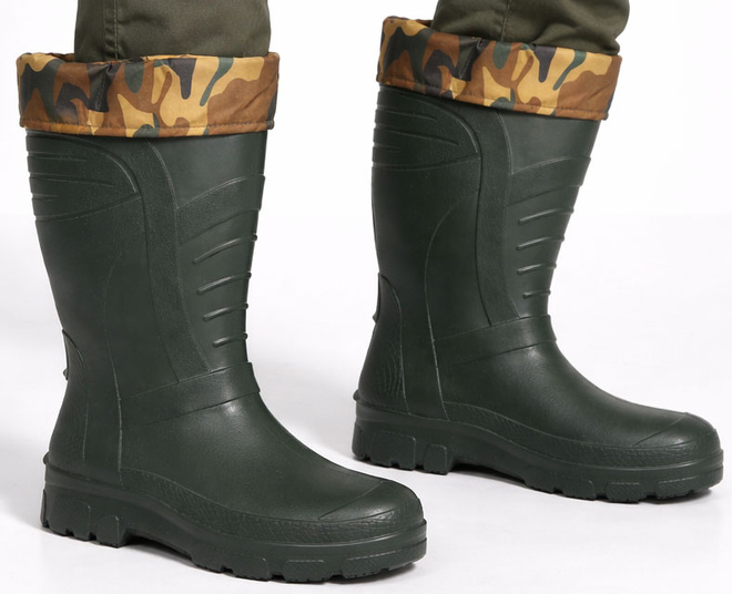 ZIELONE MĘSKIE KALOSZE GUMOWCE WYSOKIE 2