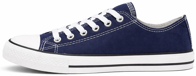 NISKIE TRAMPKI KLASYCZNE TENISÓWKI GRANATOWE 3