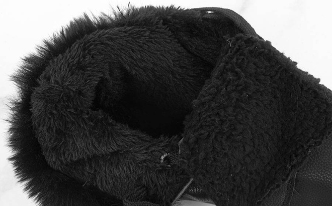 CZARNE SKÓRZANE OCIEPLANE TRAMPKI GABIE 8