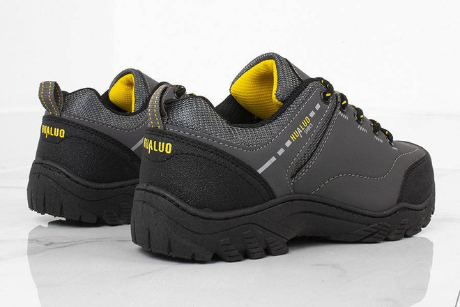 SZARE MĘSKIE BUTY TREKKINGOWE 6