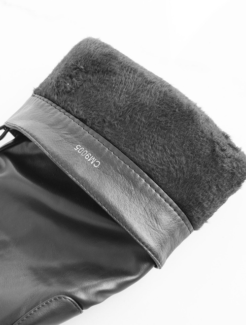 CZARNE BOTKI GLANY WYSOKIE KOZAKI PLATFORMA ELISS 6