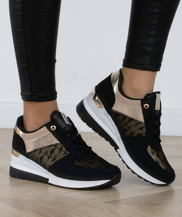 CZARNE SNEAKERSY FERNESS