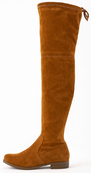 CAMEL ZAMSZOWE KOZAKI ZA KOLANO NA SŁUPKU ZAMEK LUTILA 3