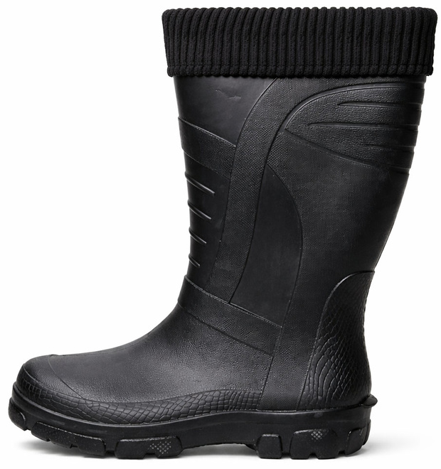 CZARNE MĘSKIE KALOSZE PIANKOWE WYSOKIE 3