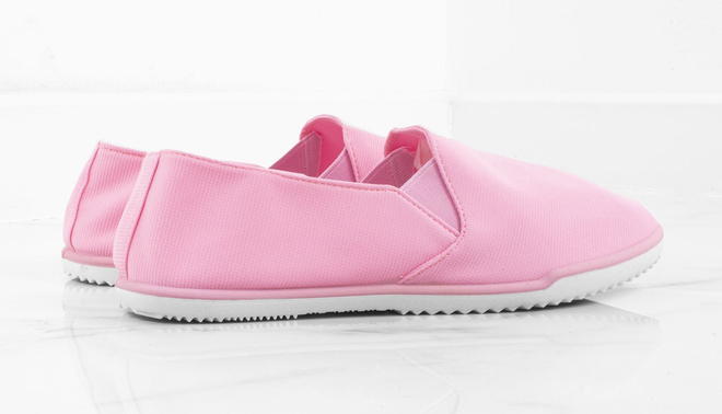 RÓŻOWE TENISÓWKI SLIP ON LYCRA ADELIN 6
