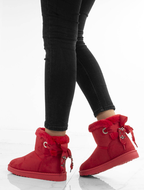 CZERWONE OCIEPLANE ŚNIEGOWCE BOTKI DIVINE 7