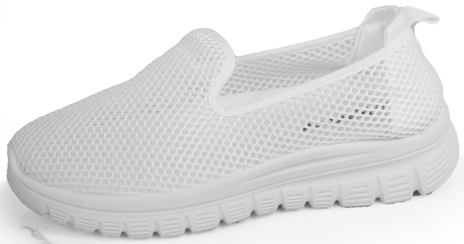 BIAŁE TENISÓWKI AŻUROWE SLIP ON WSUWANE ALODIA 3