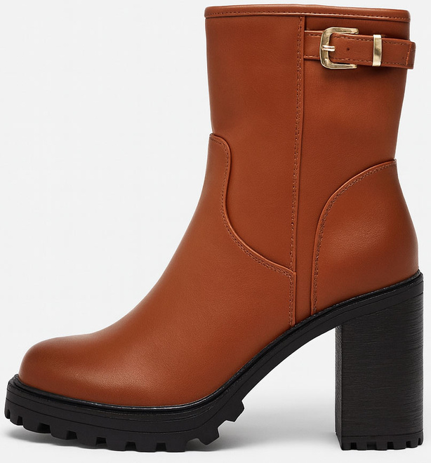 CAMEL DAMSKIE BOTKI NA SŁUPKU OBCASIE SKÓRZANE VICENZA 3