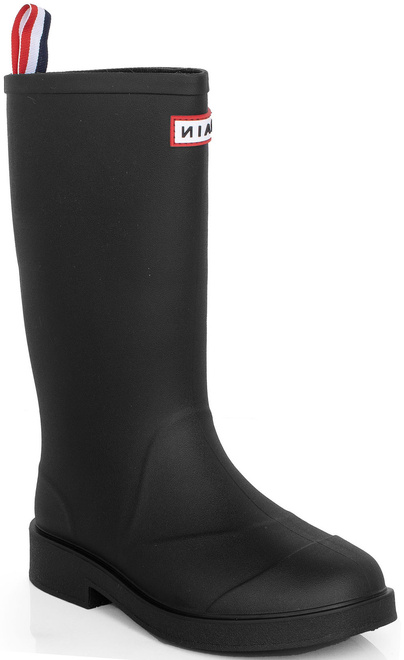 CZARNE MATOWE WYSOKIE KALOSZE IRAIN 1