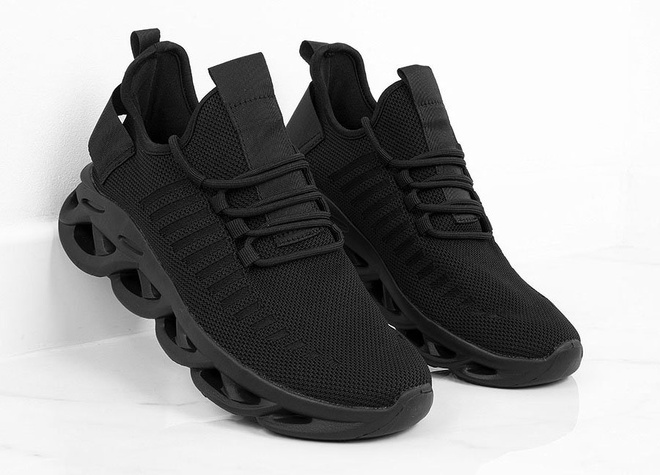 CZARNE LEKKIE SNEAKERSY MĘSKIE KENZO 3