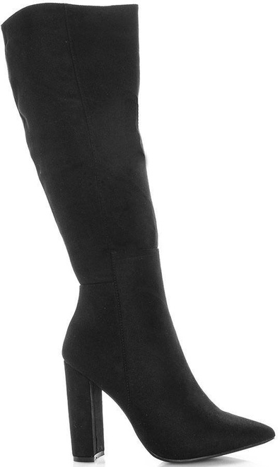 CZARNE ZAMSZOWE KOZAKI MARICA 1