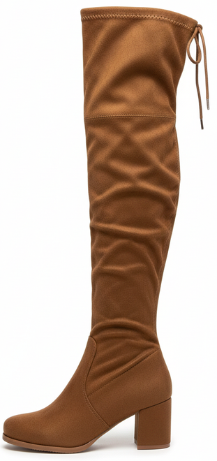 CAMEL DAMSKIE ZAMSZOWE KOZAKI NA ZAMEK ZA KOLANO BELLA 3