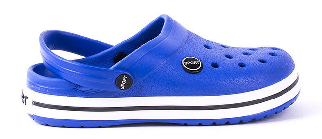 NIEBIESKIE LEKKIE KLAPKI CHODAKI KROKSY SPORT 1
