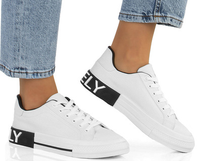 BIAŁE SNEAKERSY TRAMPKI SPORTOWE MILEY