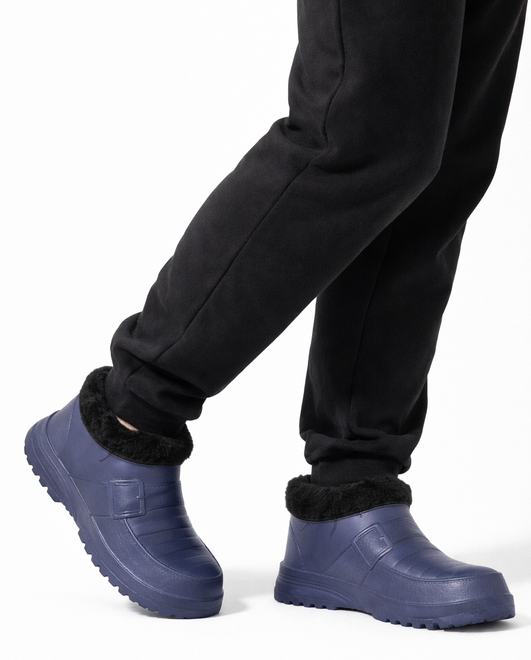 GRANATOWE OCIEPLANE KLAPKI CHODAKI KROKSY  5