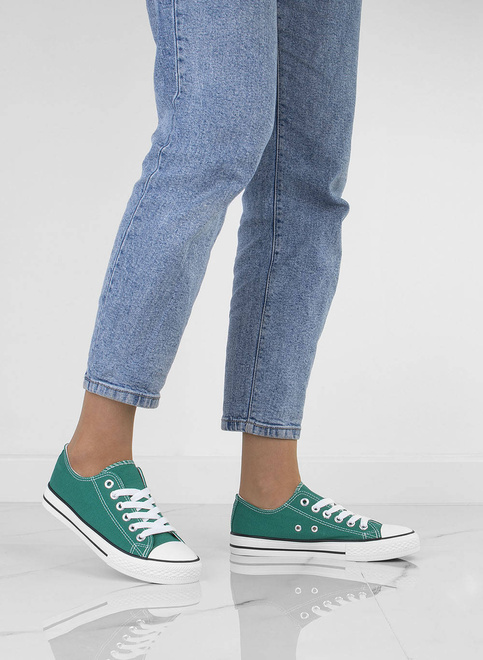 ZIELONE KLASYCZNE TRAMPKI FLEX 5