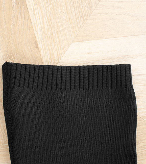 DAMSKIE CZARNE KOZAKI NA SŁUPKU ELASTYCZNA CHOLEWKA PRIM 11