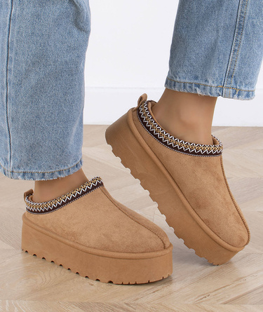 CAMEL KAPCIE OCIEPLANE PLATFORMA WSUWANE MAGGIE