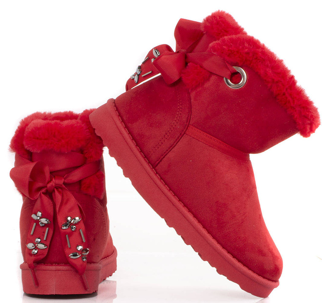 CZERWONE OCIEPLANE ŚNIEGOWCE BOTKI DIVINE 2