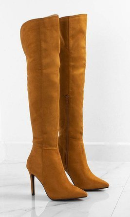 KOZAKI ZA KOLANO ŻÓŁTE PARIS