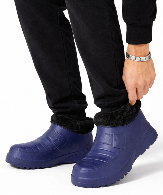 GRANATOWE OCIEPLANE KLAPKI CHODAKI KROKSY  6