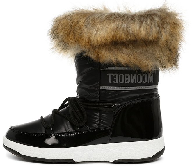 CZARNE ŚNIEGOWCE WSUWANE BOTKI OCIEPLANE  3