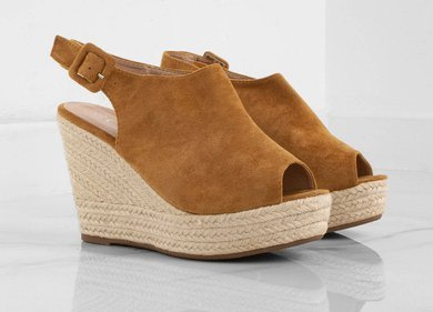 CAMEL SANDAŁY NA KOTURNIE ESPADRYLE SILVIEN