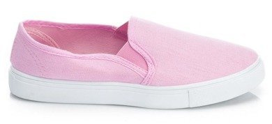 RÓŻOWE TRAMPKI TENISÓWKI SLIP ON SANDRA