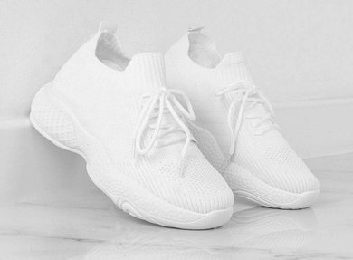 BIAŁE LEKKIE SNEAKERSY MANDI