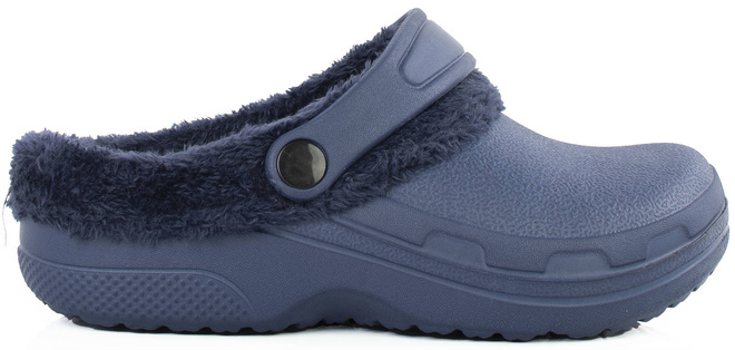 GRANATOWE OCIEPLANE KLAPKI CHODAKI KROKSY  3