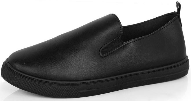 CZARNE TENISÓWKI BALERINKI WSUWANE SLIP ON ALVERY 3