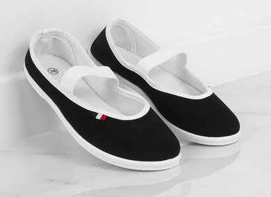 CZARNE TENISÓWKI CZESZKI LAINEY