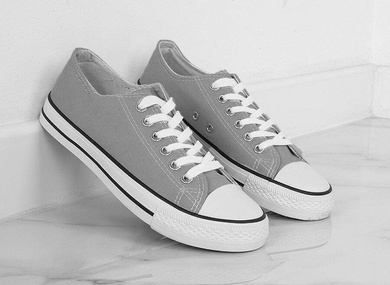 SZARE KLASYCZNE TRAMPKI FLEX