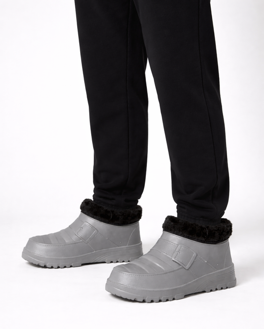 SZARE OCIEPLANE KLAPKI CHODAKI KROKSY 