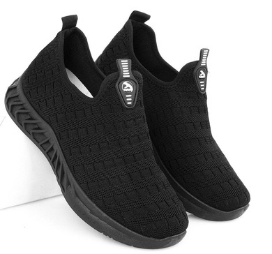 CZARNE LEKKIE SPORTOWE SNEAKERSY JOEL